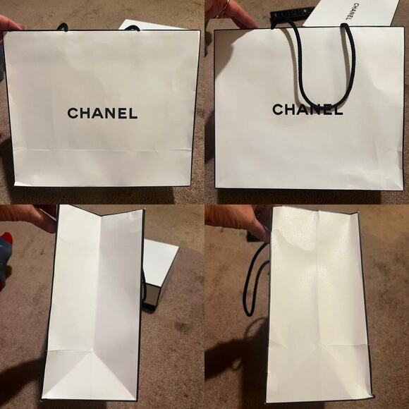 Chanel White Empty Cologne Box and Bag - Picture 7 of 8